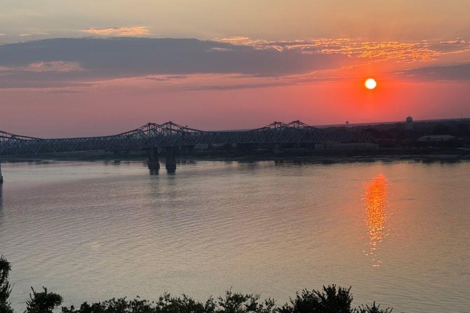 Natchez aan de Mississippi River Amerika