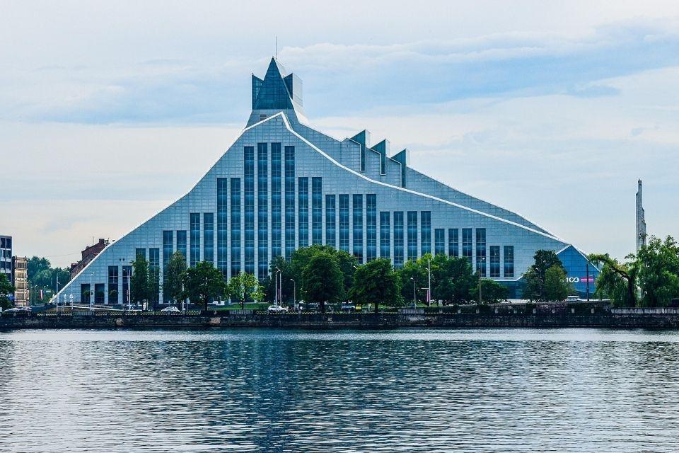 Nationale Bibliotheek in Riga, Letland