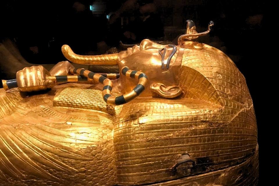 Sarcofaag van Toetanchamon, Egypte | Foto: reisleidster Willy