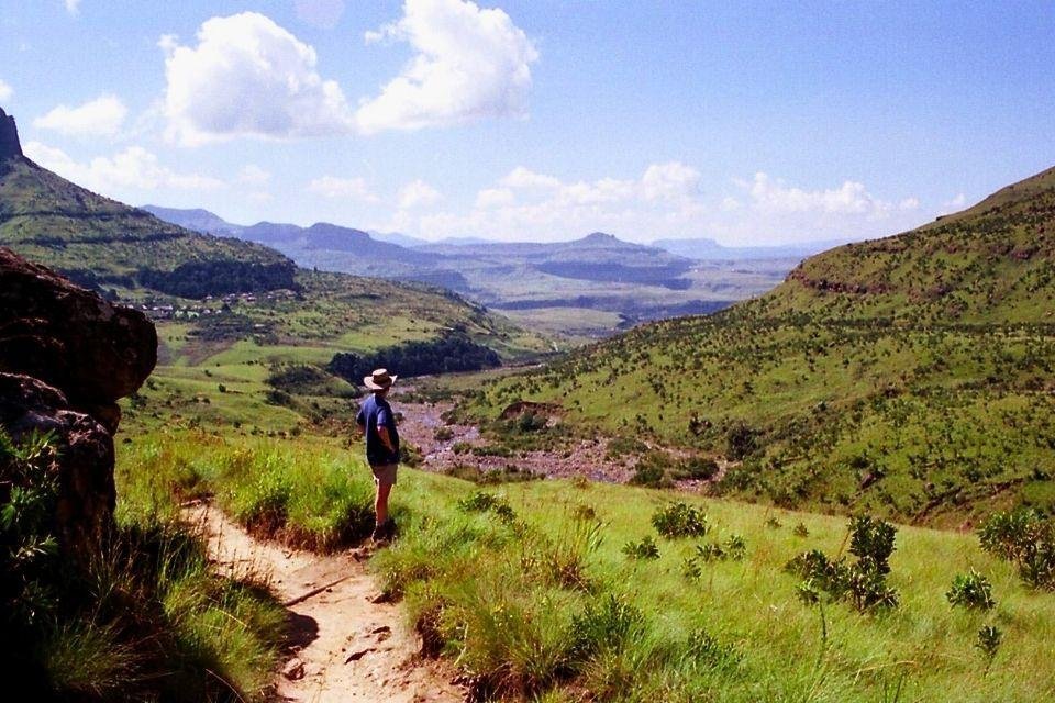 Wandelen in Royal Natal National Park Zuid-Afrika
