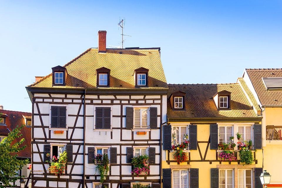 La Petite France in Straatsburg, Frankrijk