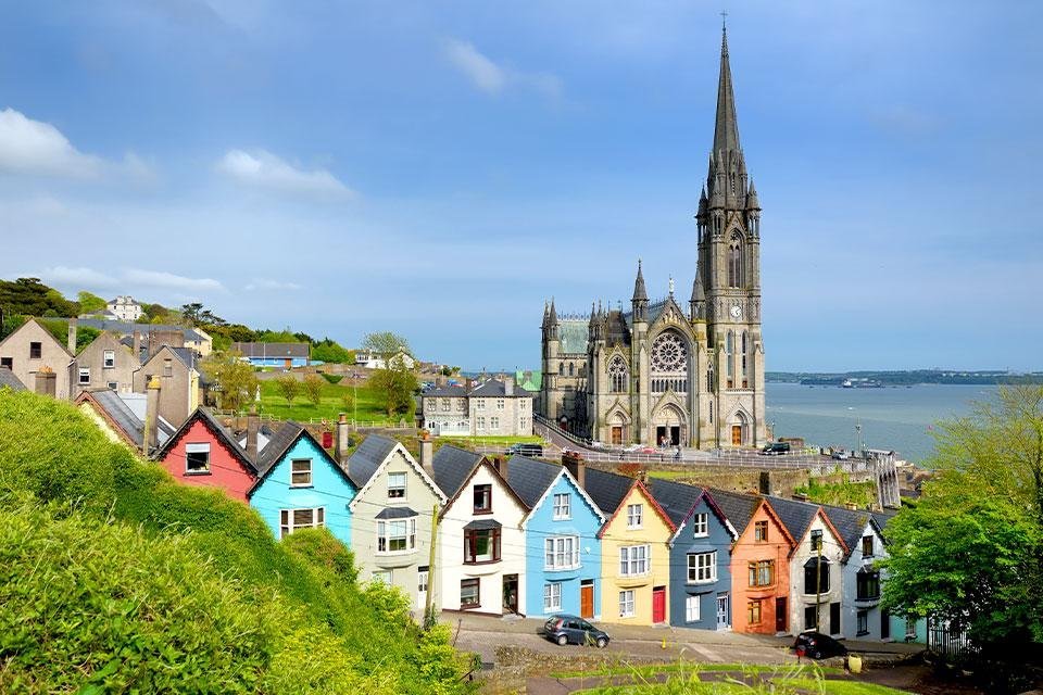St Colman's Cathedral in Cobh, Ierland
