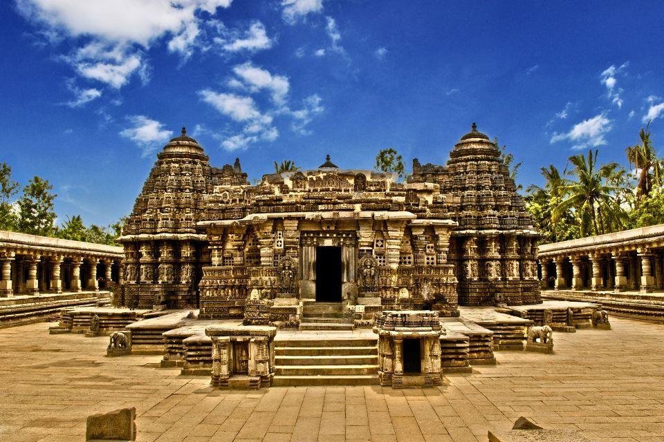 De tempel van Somnathpur Mysore India