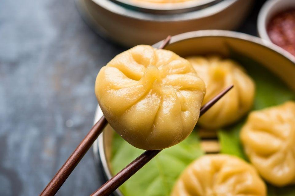Traditionele dumpling in Nepal