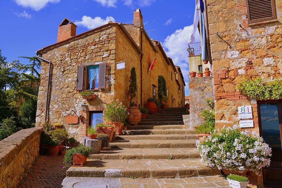 Pienza, Toscane, Italië