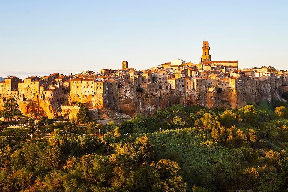 Pitigliano, Toscane, Italië