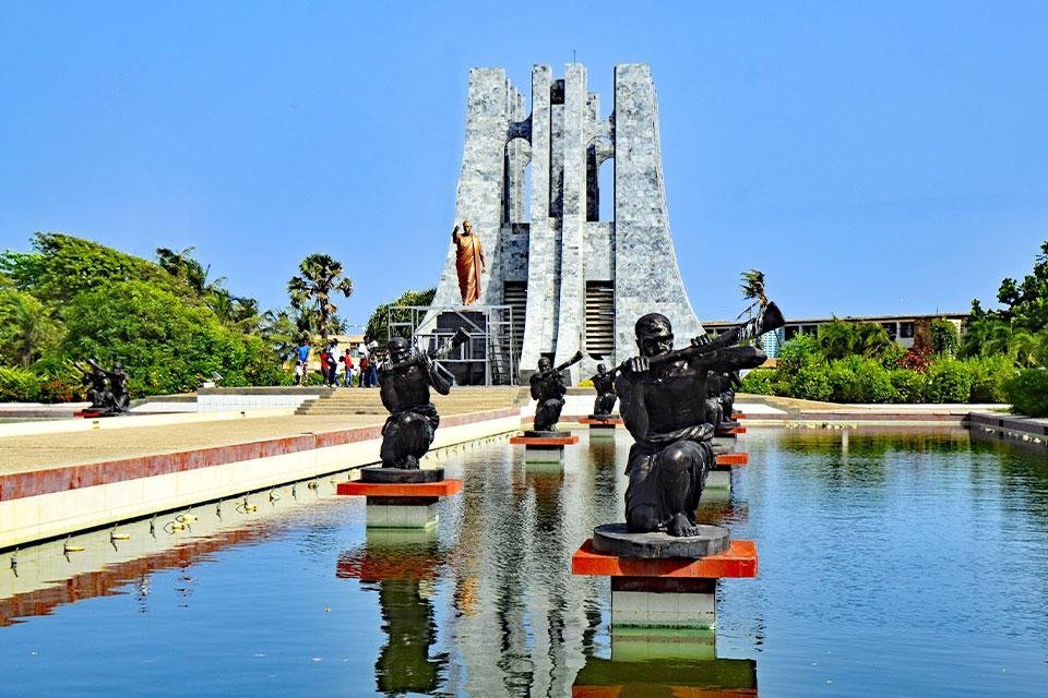 Mausoleum van Kwame Nkrumah in Accra, Ghana