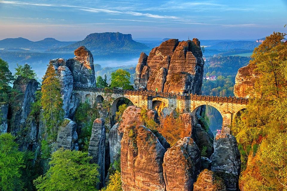 Bastei, Sächsische Schweiz, Duitsland