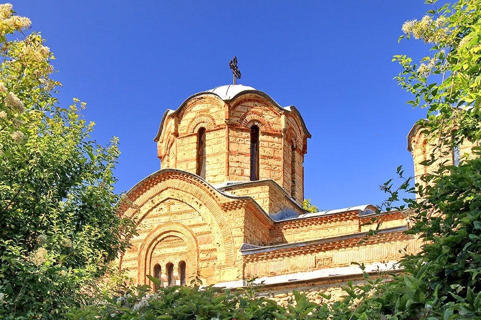 kerk van de Heilige Maagd van Ljeviš Prizren Kosovo