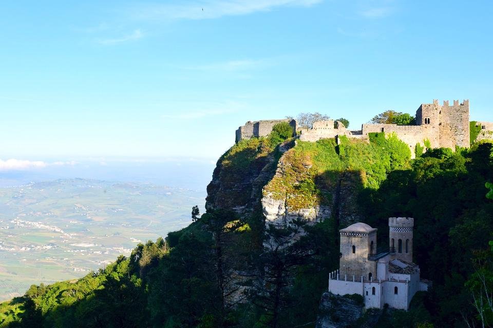 Erice op Sicilië, Italië