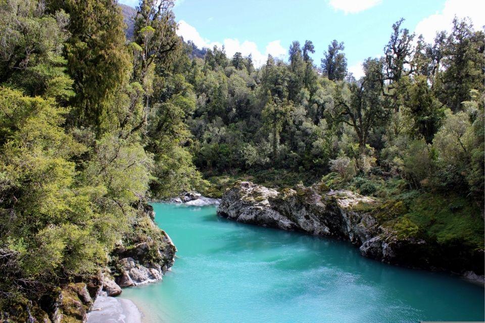 De Hokitika Gorge, Nieuw-Zeeland