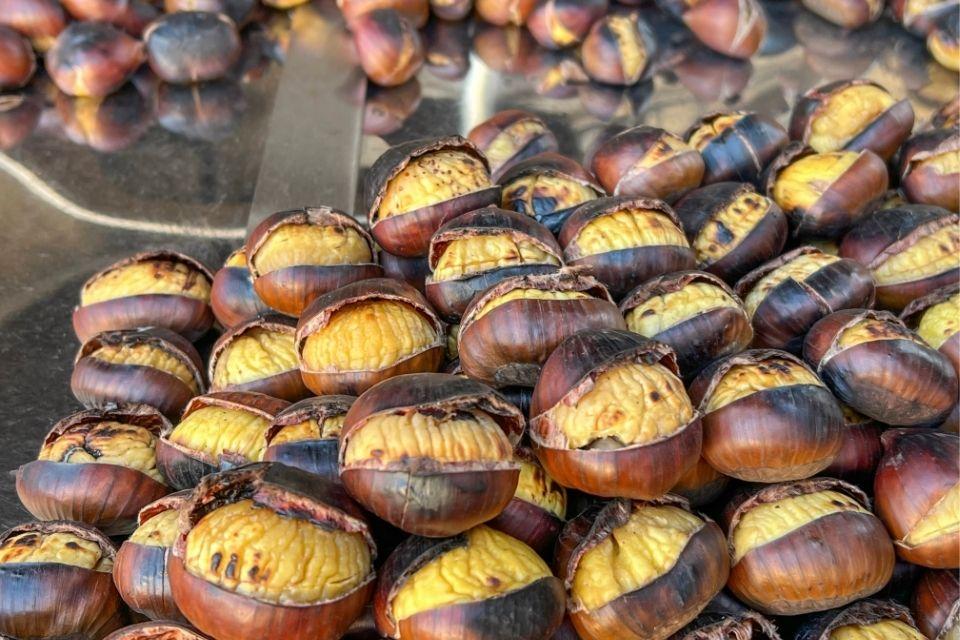 Geroosterde kastanjes
