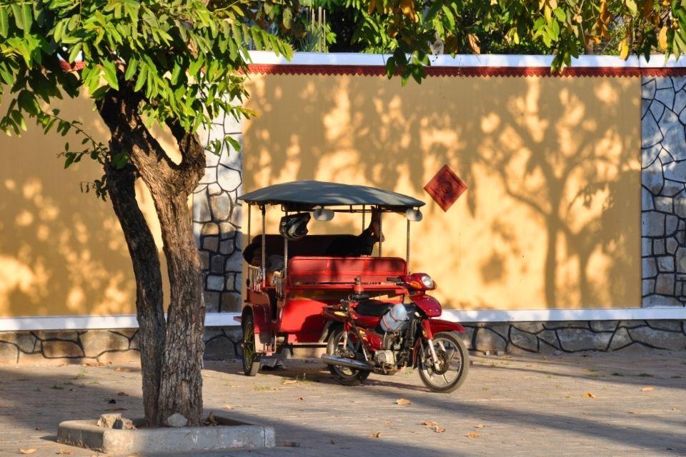 Straatbeeld in Phnom Penh Cambodja