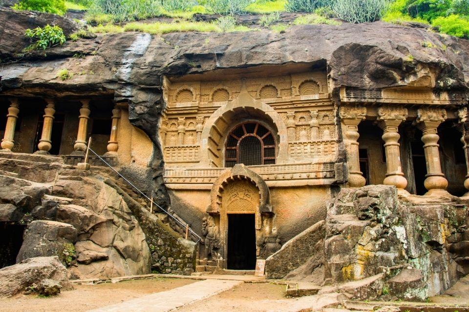 De Pandavleni-grotten in India