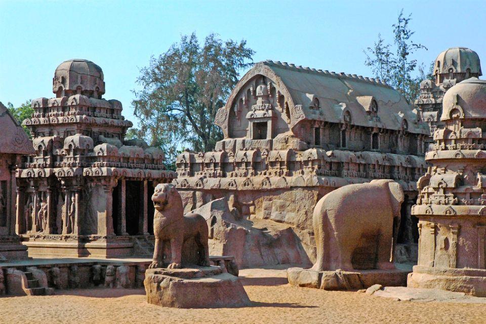 Pancha Rathas Mahabalipuram India