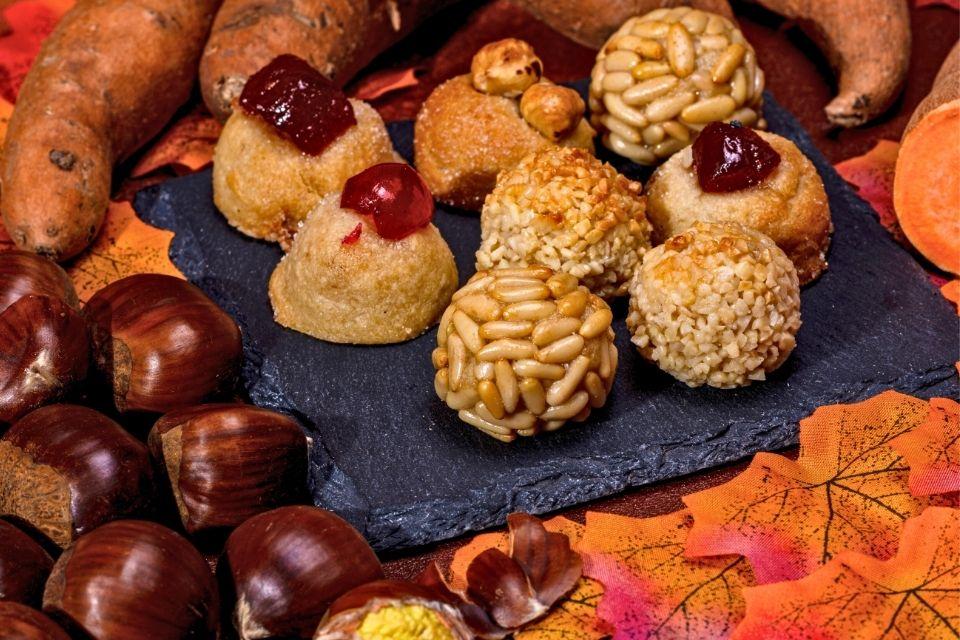 Verschillende soorten panellets