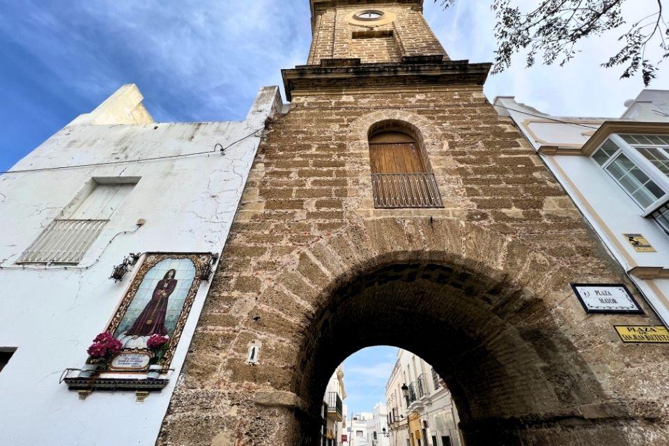 Het oude centrum van Chiclana de la Frontera, Andalusië, Spanje