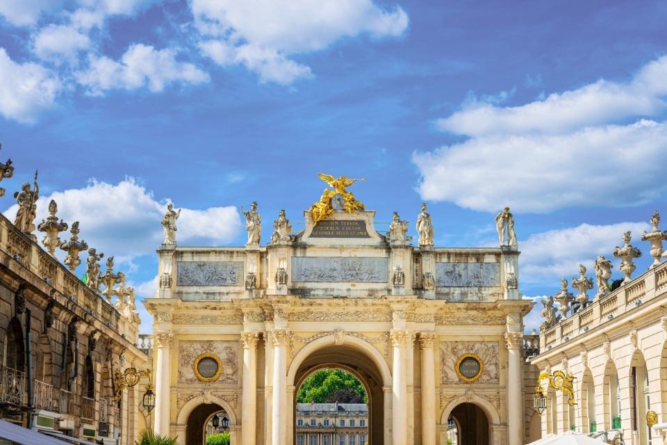 Het statige Place Stanislas in Nancy, Frankrijk