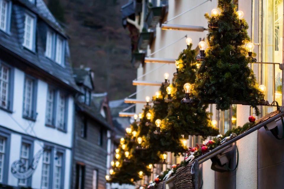 Monschau Duitsland kerstsfeer