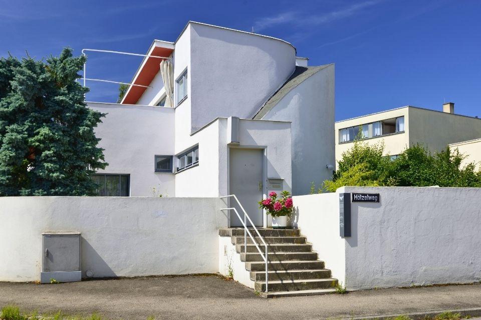 De Weissenhofsiedlung in Stuttgart Duitsland
