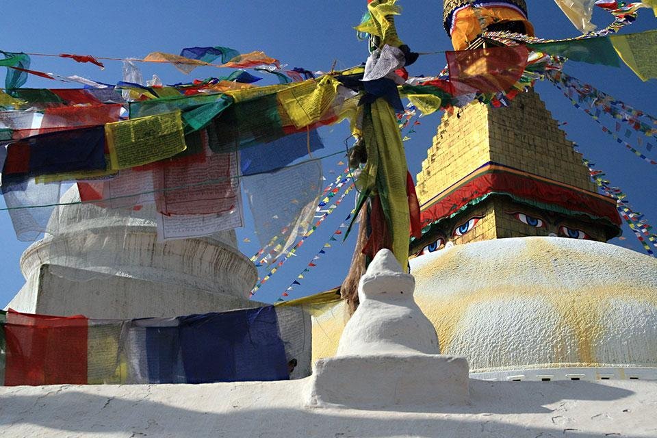 Boudhanath-stoepa Kathmandu Nepal