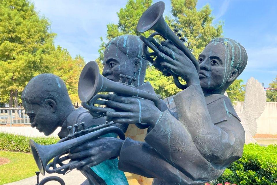 Congo Square in de wijk Tremé in New Orleans Amerika