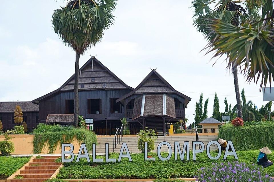 Museum Balla Lompoa in Gowa, Sulawesi, Indonesië
