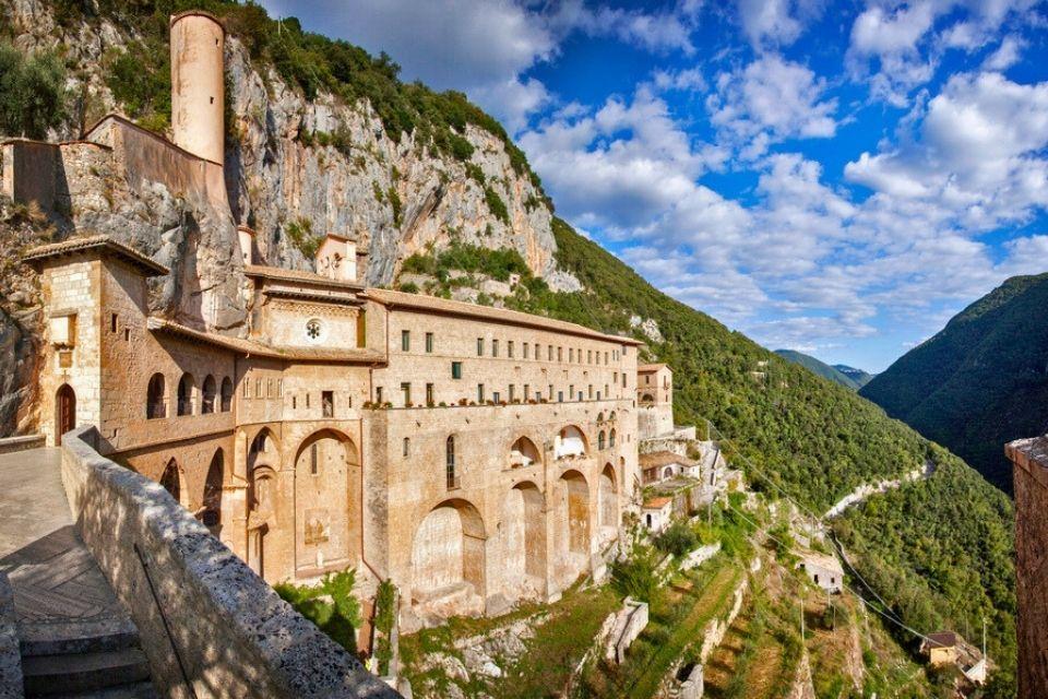 Benedictijnerklooster in Subiaco, Lazio, Italië