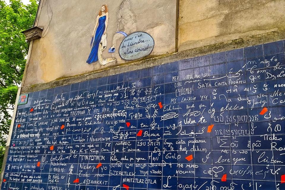 Le mur des je t’aime, Parijs, Frankrijk