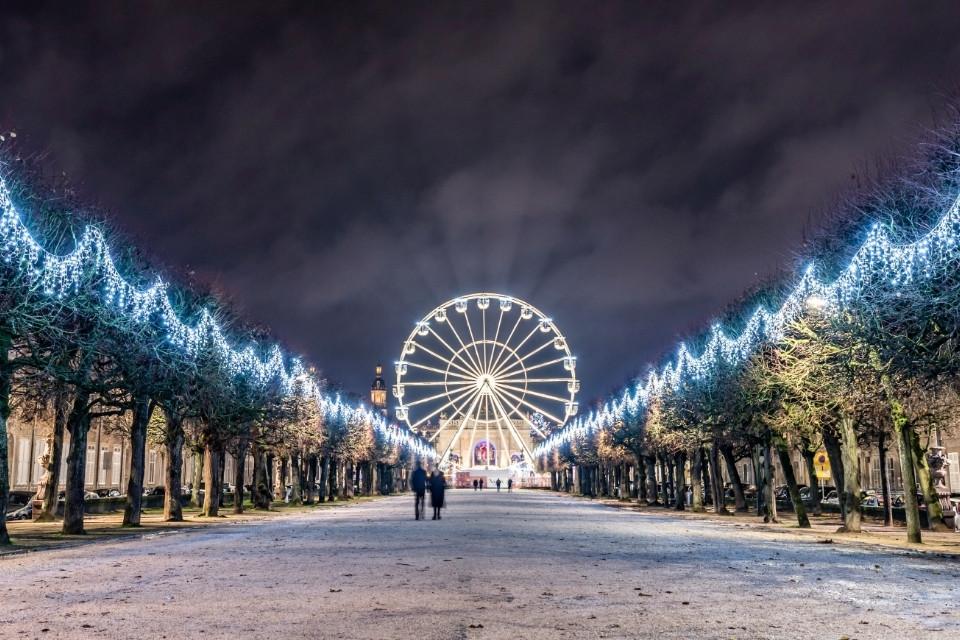 Kerstsfeer in Nancy, Frankrijk