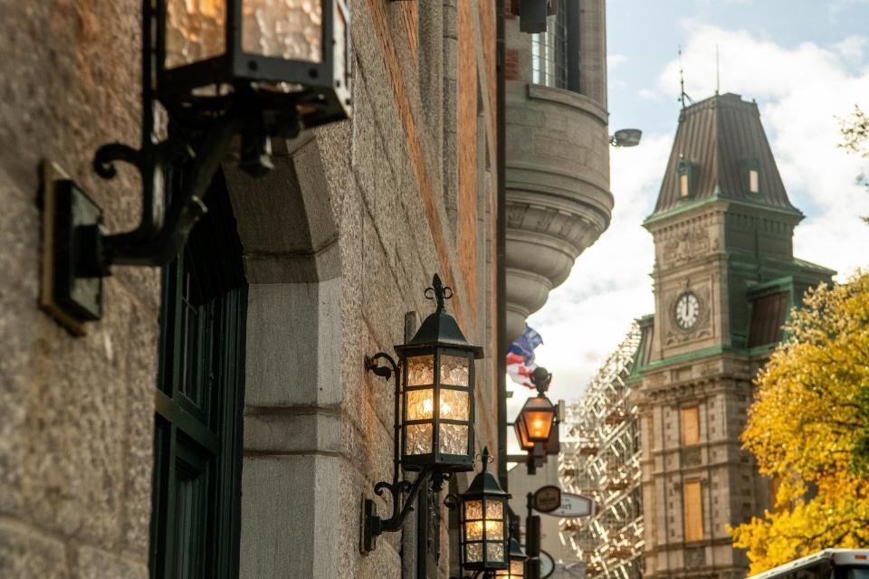 Het centrum van Québec, Canada