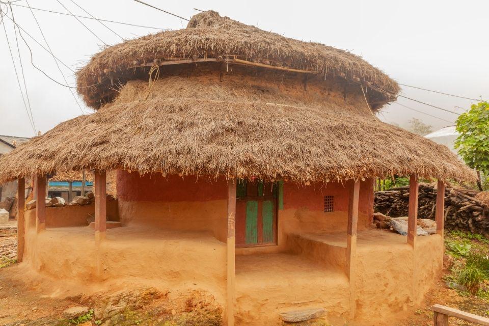Traditionele dorp Ramkot in Nepal