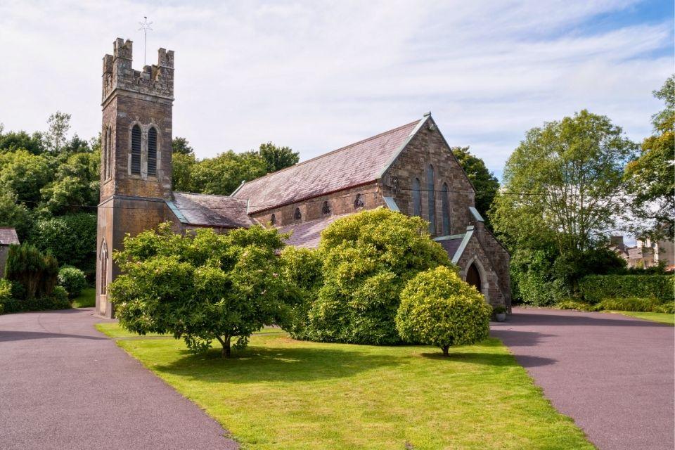 De parochiekerk van Skibbereen, Ierland