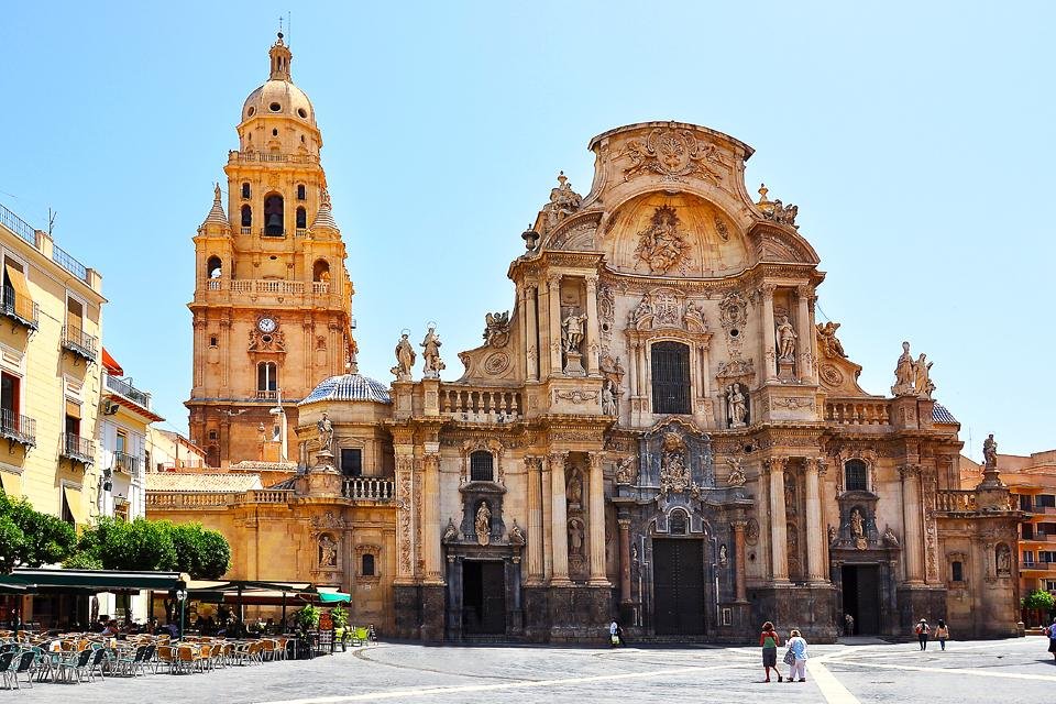 De kathedraal van Murcia, Spanje