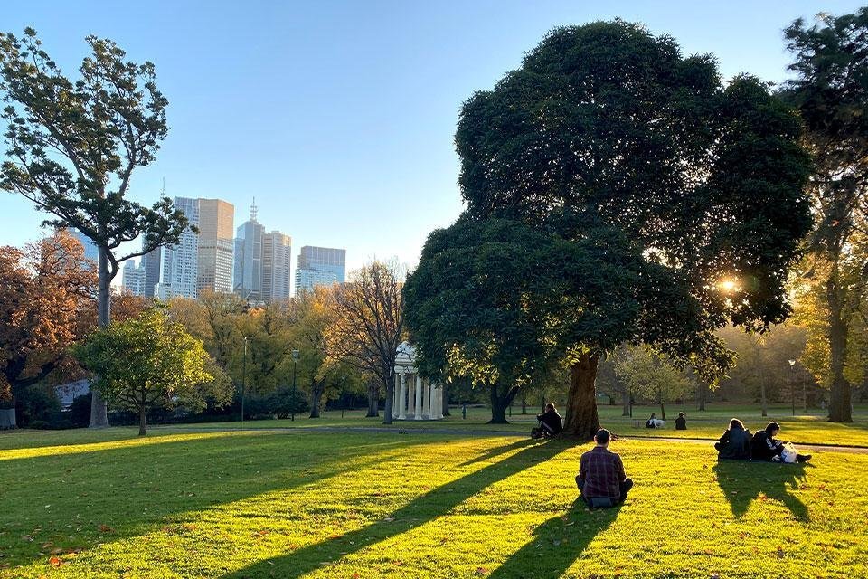 Park in Melbourne, Australië