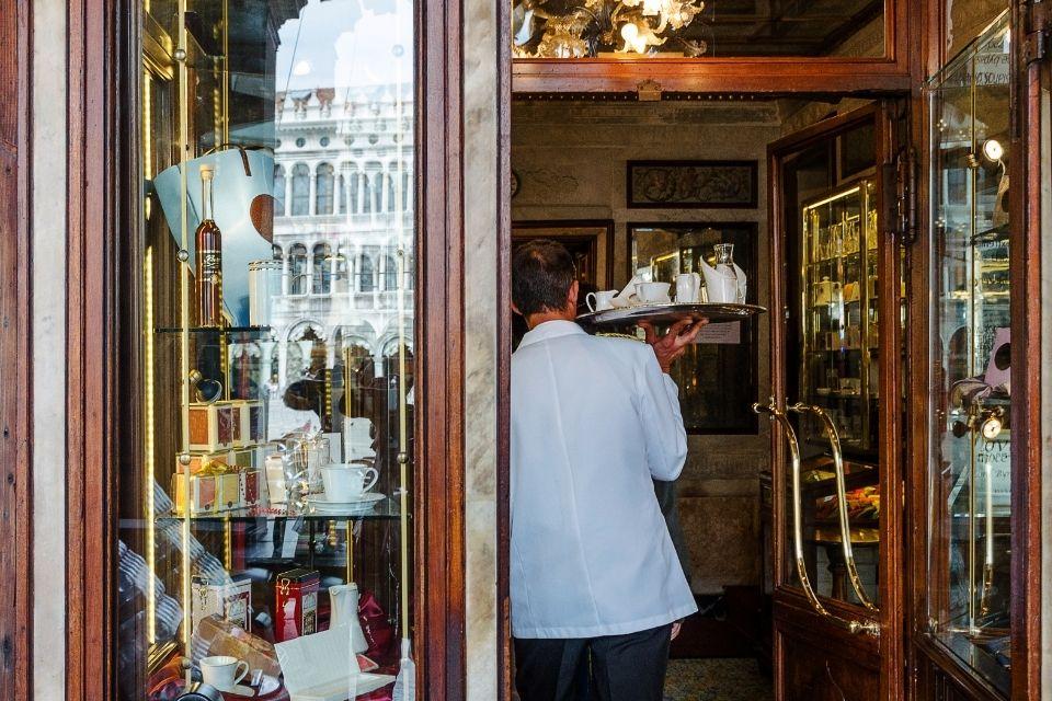 Cáfe Florian in Venetië, Italië