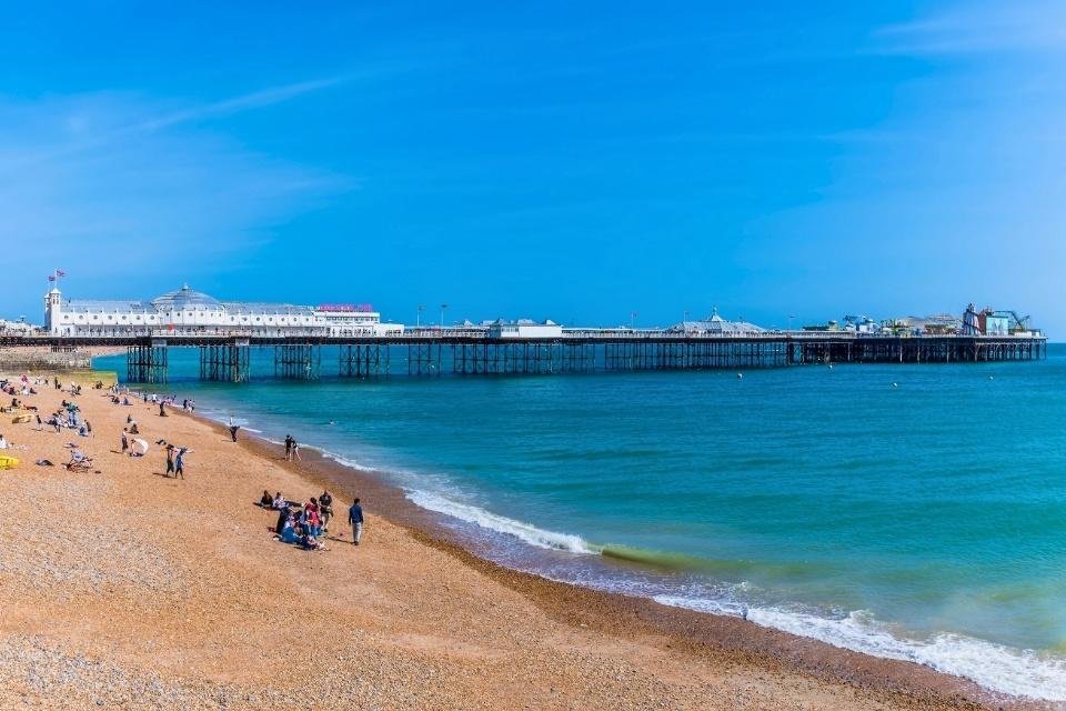 Brighton pier, Groot-Brittannië