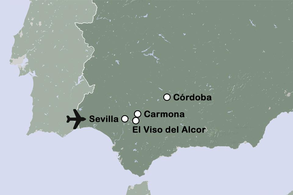 Routekaart Sprankelend Sevilla