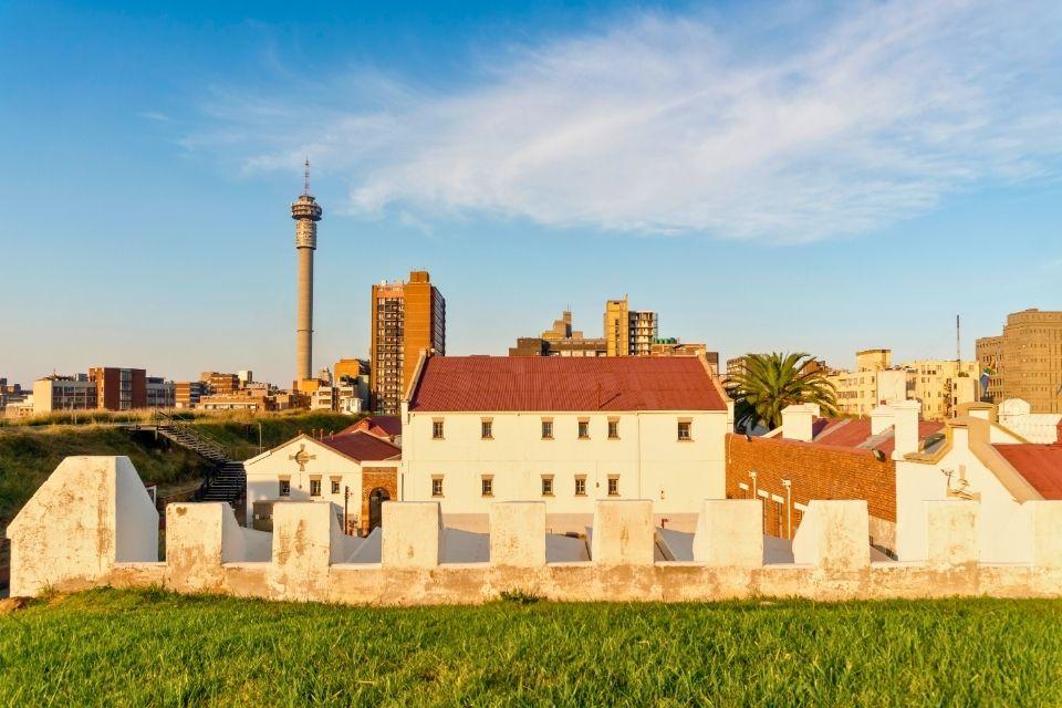 Constitution Hill in Johannesburg Zuid-Afrika