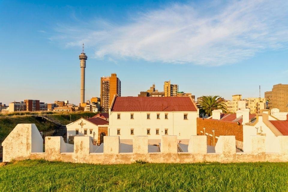 Constitution Hill in Johannesburg Zuid-Afrika