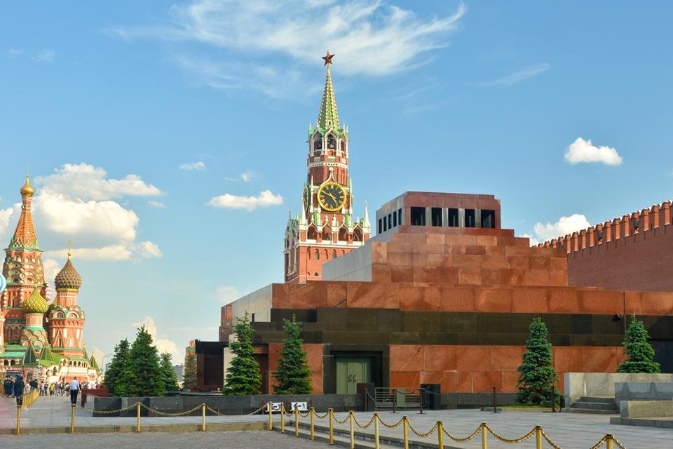 Leninmausoleum in Moskou, Rusland