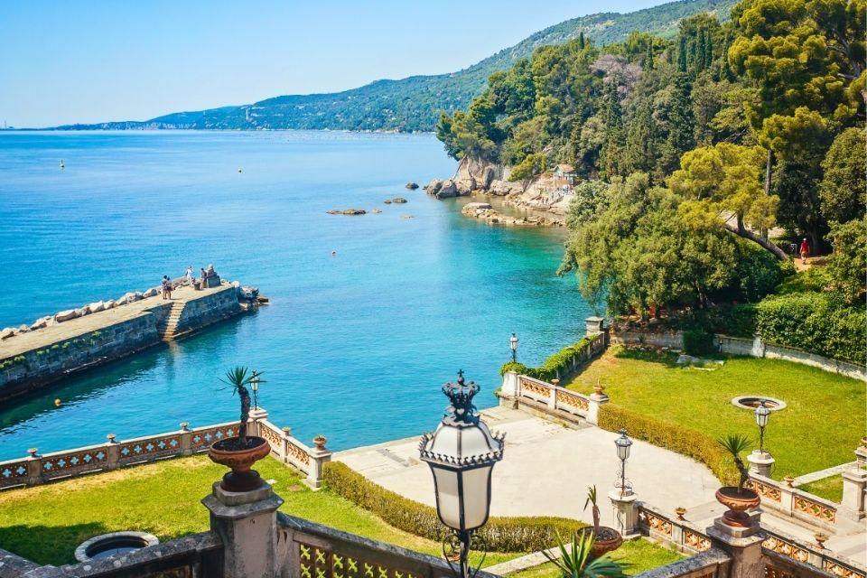 Castello Miramare in Triëst, Italië