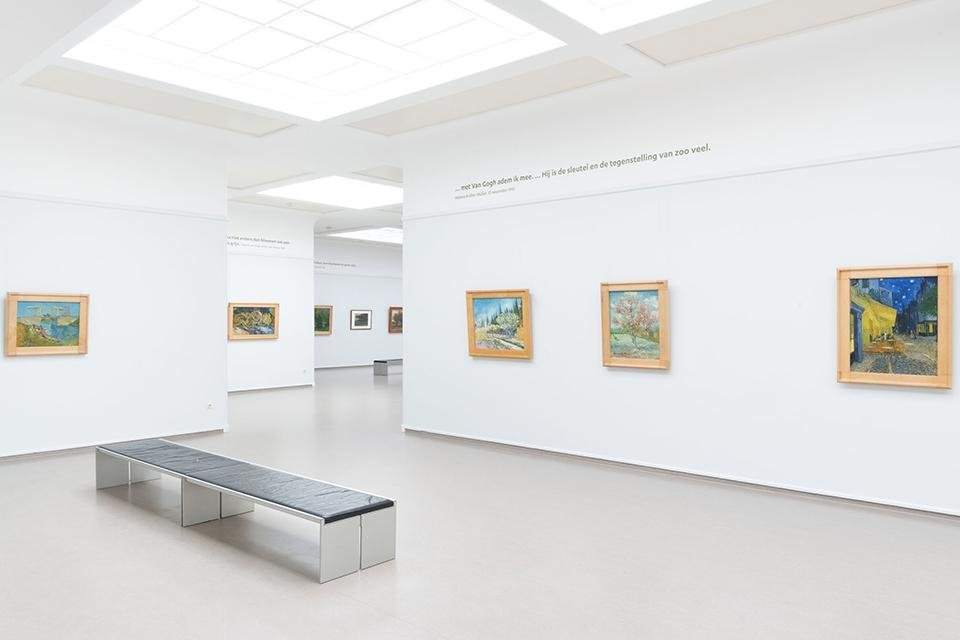 De Van Gogh Galerij in het Kröller-Müller Museum in Otterlo, Nederland, foto  Marjon Gemmeke