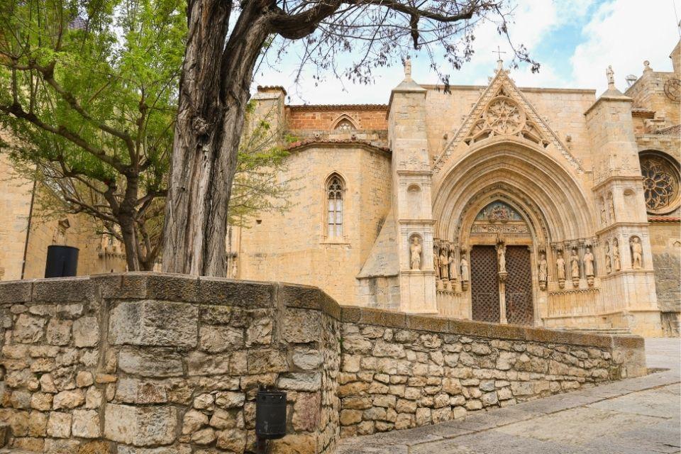 De kathedraal van Morella Spanje