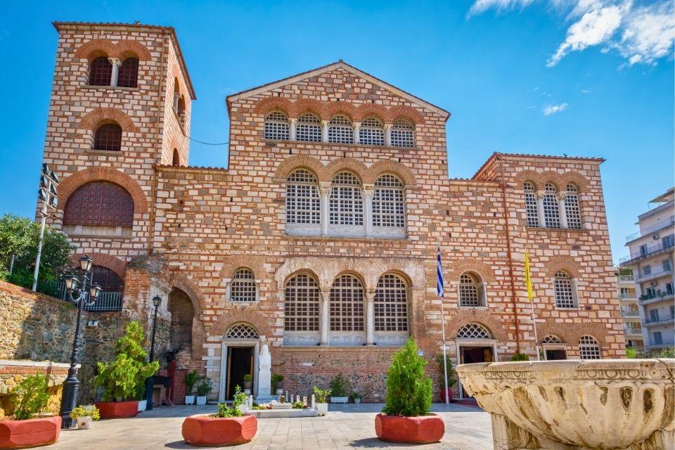De kerk van de heilige Dimitrios in Thessaloniki, Griekenland