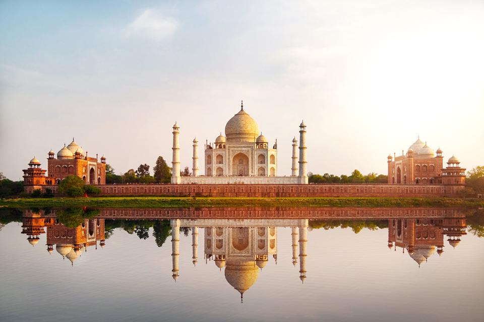 De Taj Mahal in Agra, India
