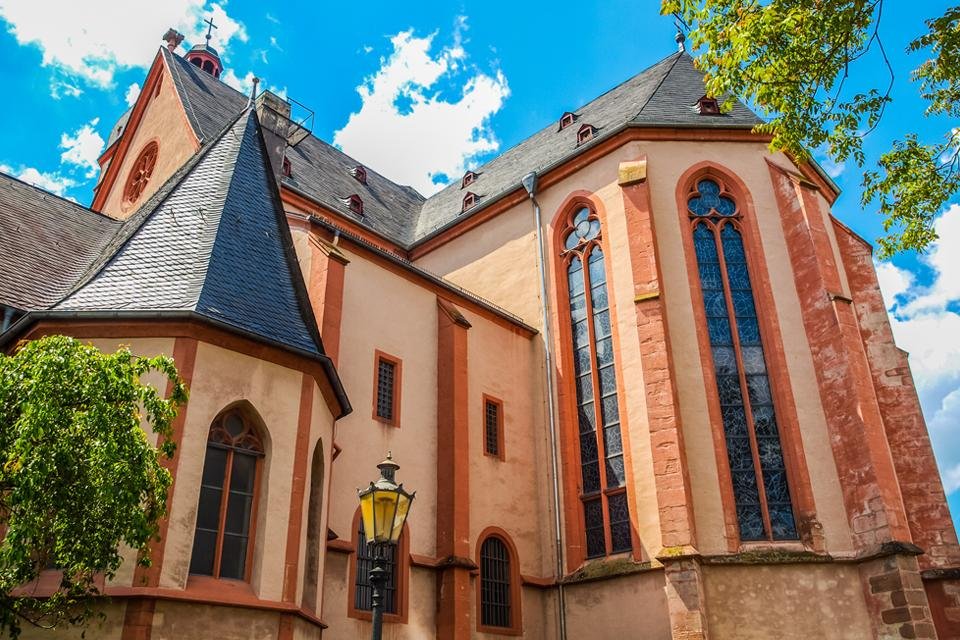 Sankt Stephanskirche in Mainz, Duitsland 