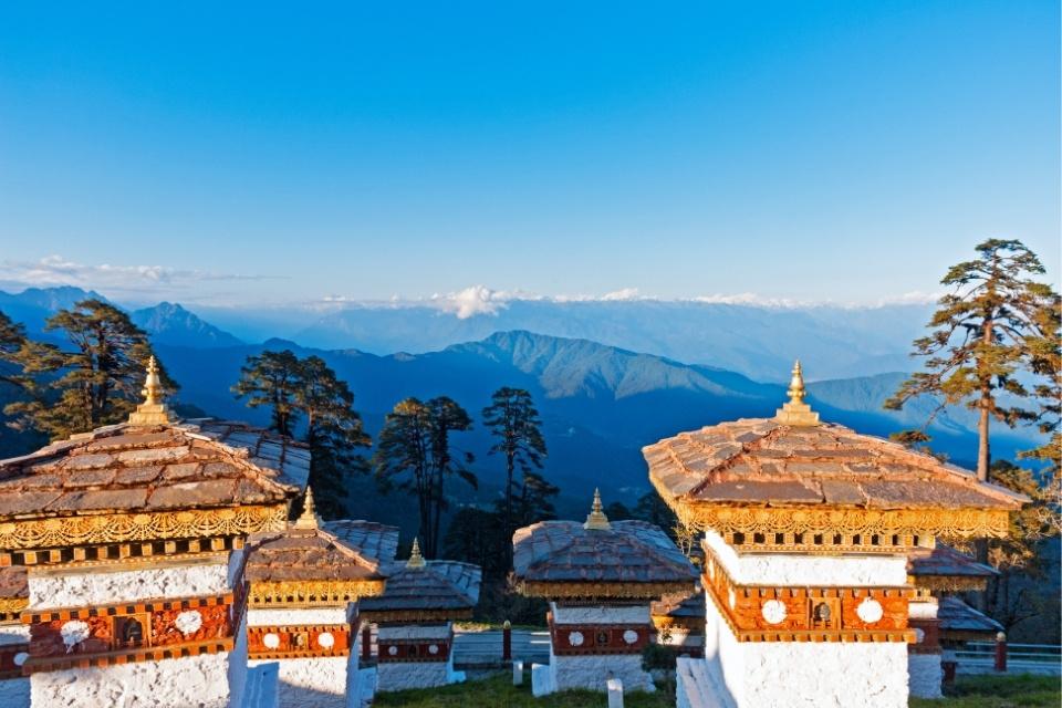 Dochu-la pas in Bhutan