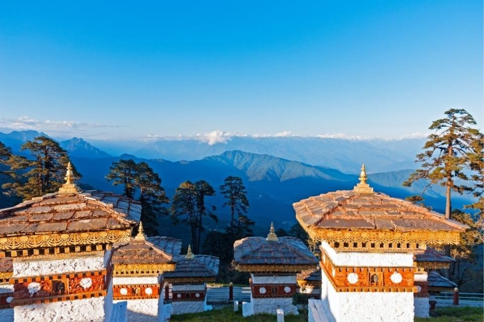 Dochu-la pas in Bhutan
