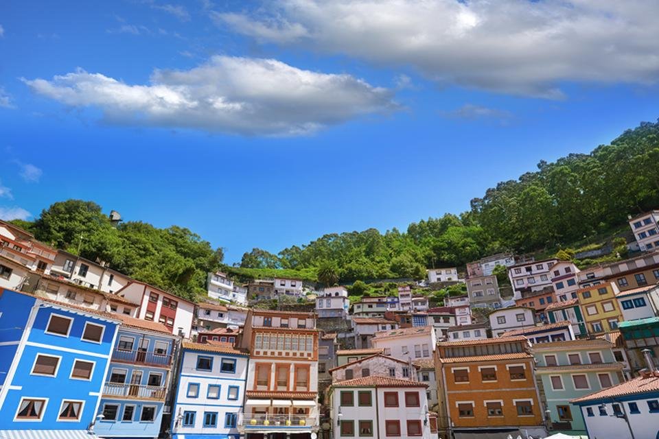 Cudillero, Cantabrië, Spanje